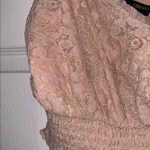 Forever 21 Tops - Light pink cropped shirt. Forever 21 Tops - Light pink cropped shirt.